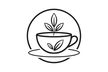herbal infusion drink cup icon