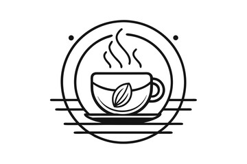 winter latte cup icon
