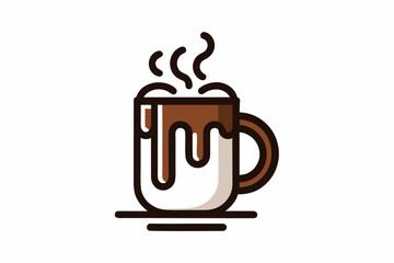 rich winter chocolate mug icon