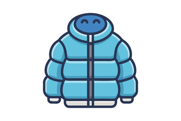 rounded kids jacket icon