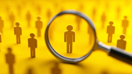 Searching for the Right Candidate Concept with a Magnifying Glass Over a Stylized Human Figure