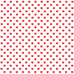 an illustration of a pattern of polka dots heart shape 땡땡이 하트 무늬 패턴 일러스트	
