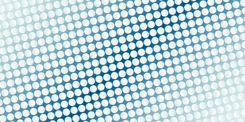 Abstract geometric light mint green background with halftone effect. Mesh of random circles. Guilloche elements, grid vector. Dot white gray wave light technology texture background ..