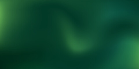 Abstract blurred gradient mesh background in green.
