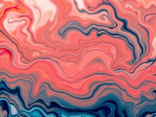 Close up of swirling ink in water creating organic, fluid patterns suitable for creative and abstract concepts,  background,  marbled