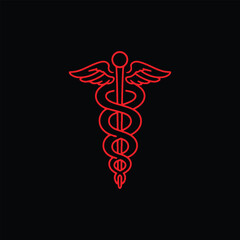 caduceus medical symbol