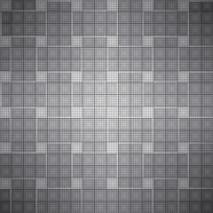 black and white square mosaic seamless pattern vector illustration