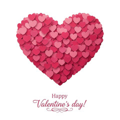 Celebrate valentine's day with a heart of love