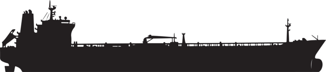 Cargo Ship Silhouette at Sea

Industrial Maritime Vessel Shadow

Ocean Freight Ship Vector Illustration