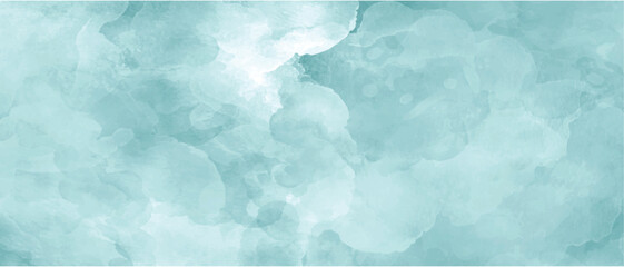 Colorful Gradient Ink Watercolor Splash on Canvas &ndash; Abstract Hand-Drawn Blue Paint Stroke Background