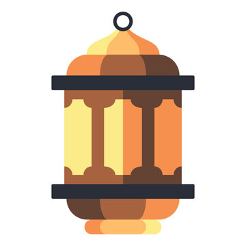 A premium set of 16 Islamic lantern (fanous) illustrations in a modern flat design style. Featuring a sophisticated golden and dark bronze color palette with traditional geometric patterns. These vers