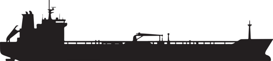 Cargo Ship Silhouette at Sea

Industrial Maritime Vessel Shadow

Ocean Freight Ship Vector Illustration