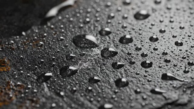 Rusty Metal Surface with Liquid