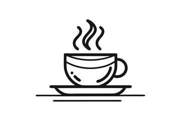 winter tea stall cup icon