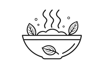 winter vegetable soup icon