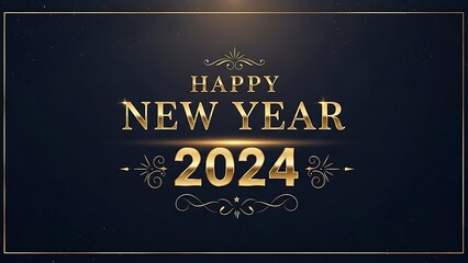 Vintage chalkboard Christmas and happy birthday card template featuring a gold vector frame with retro celebration ornaments and festive typography for a restaurant menu label decoration