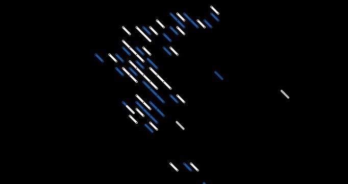 Animated Diagonal Strokes Creating Greece Map Shape