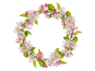Delicate blossom wreath