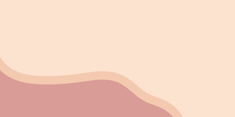Gentle slope minimalist pink and peach vector background illustration. Ideal for elegant stationery, letterheads, and minimalist greeting cards. © High