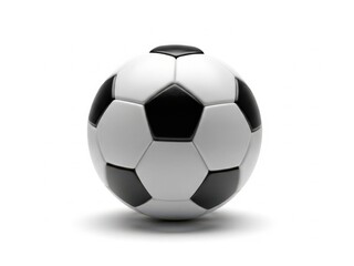 Fototapeta premium Classic black and white soccer ball