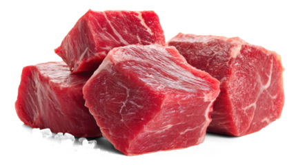 Raw chicken fillet on white background