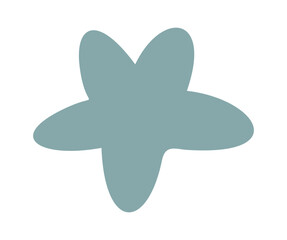 Obraz premium Sea star abstract boho element