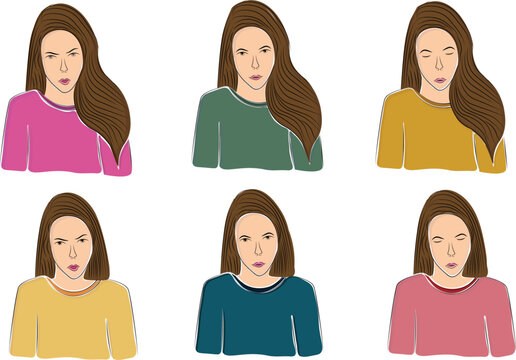 ladys emotions color