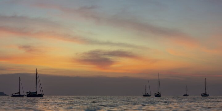 Sunset, Koh Mook Island, Andaman Sea, Thailand, Southeast Asia