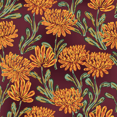 seamless floral motif in vector suitable for fabric, background, wallpaper, covers, etc