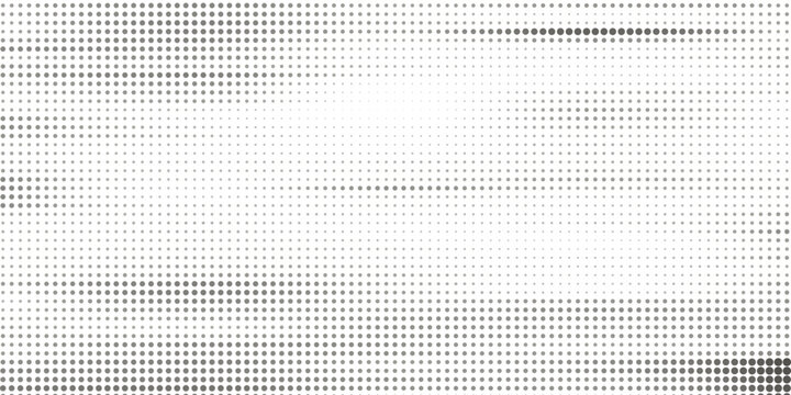Retro grunge overlay halftone dot pixel pattern backdrop  gradient texture and digital technology background in pop art comic style. Distressed halftone dotted banner frame for social media business
