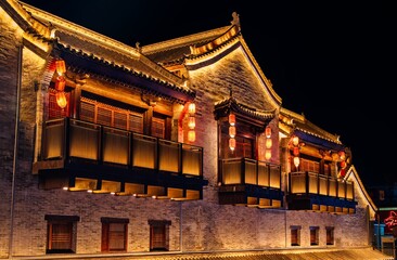 Asia, China, Luoyang, Night Walk,