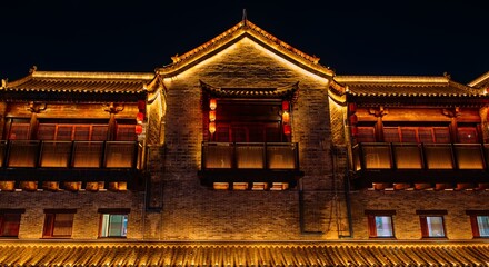 Asia, China, Luoyang, Night Walk,