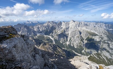 View Wimbachgries Valley And Mountain