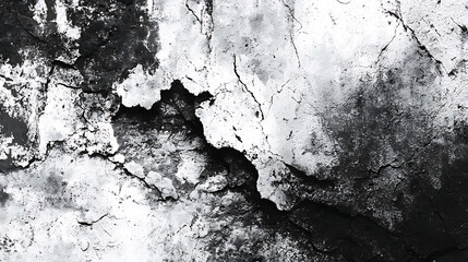 Obraz premium Close-up of Cracked and Peeling Surface Texture grunge
