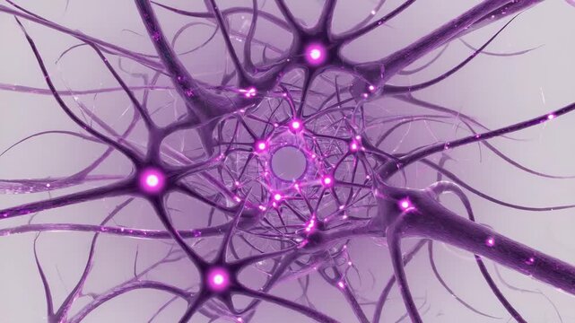 abstract purple background with bubbles