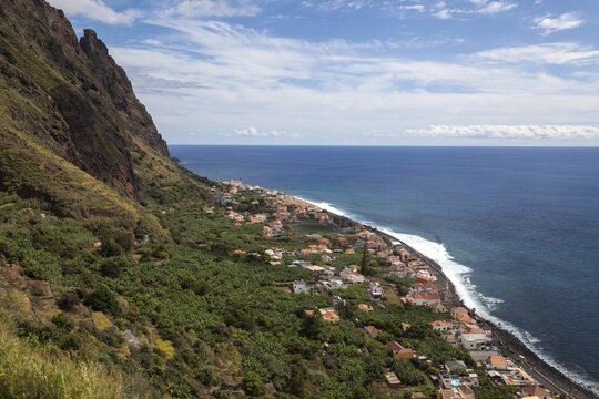 View of Paul do Mar, Madeira, Portugal