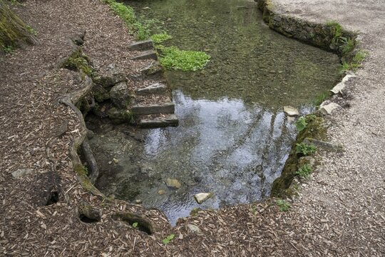 Source of the Fils, Filsursprung, Swabian Alb, Baden-W&uuml;rttemberg, Germany