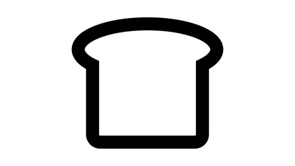Bread icon logo symbol vector illustration