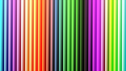 Obraz premium colorful stripes pattern with various bright colors and shades in a repeating design