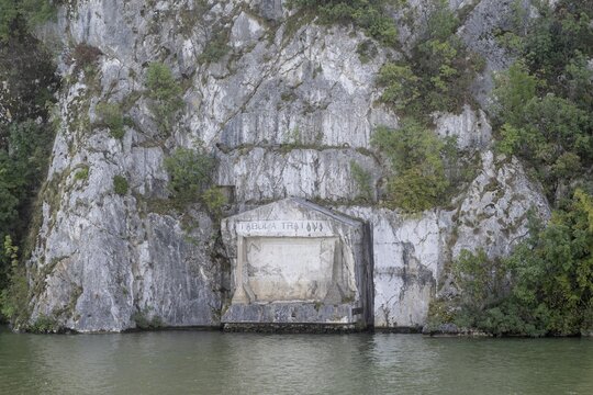 Tabula Traiana, inscription dedicated to the Roman Emperor Trajan at the foot of the Almash Mountains, Serbia
