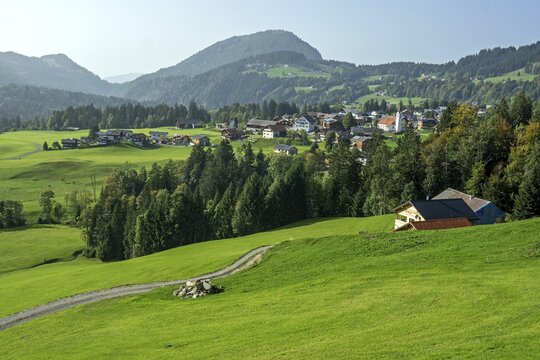 View of Sibratsgf&auml;ll, Vorarlberg, Austria