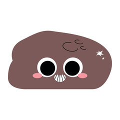 Potato Vegetable Flat Vector Illustration