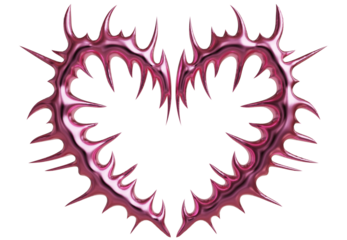 3d render of pink Cybersigilism ornamental gothic sigil patterns with neo tribal lines and cyber aesthetic