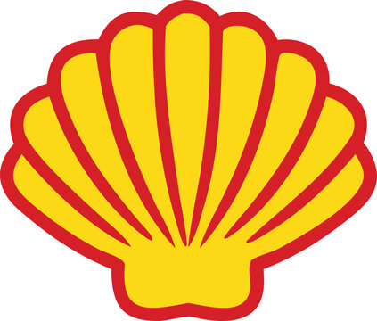 The iconic Shell logo features a stylized yellow and red shell on a white background