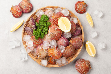 가리비는 가리빗과와 큰집가리빗과의 조개를 통틀어 이르는 말.
Scallop is a...