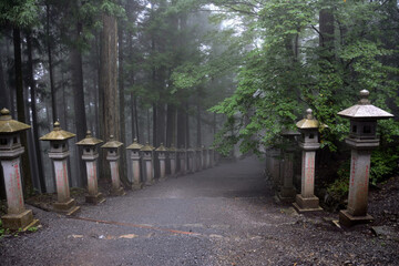 三峯神社の参道