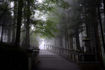三峯神社の参道