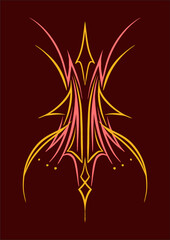 abstract floral design