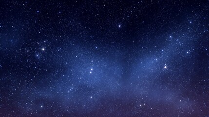 Naklejka premium A dark night sky filled with countless stars, creating a stunning cosmic vista
