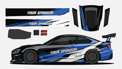 car livery design vektor